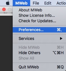 Mweb_Preferences